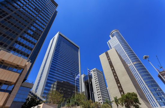 Skyscrapers in the center of Tel Aviv