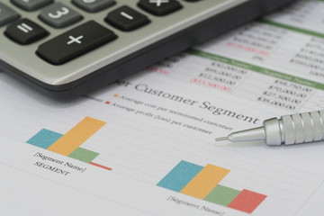 Sales and financial business report