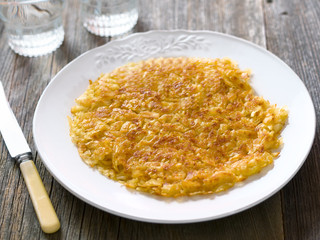 rustic golden crispy swiss rosti