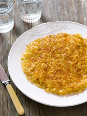 rustic golden crispy swiss rosti
