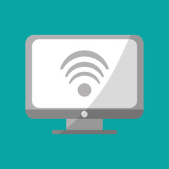 Communication design. Media icon. Flat illustration