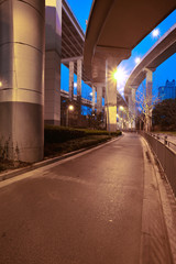 City road bridget night of night scene