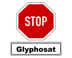 Stoppschild mit Zusatzinformation