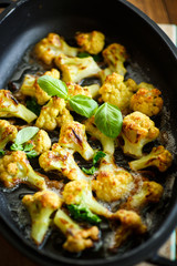 cauliflower baked in batter