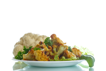 cauliflower baked in batter