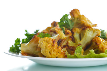 cauliflower baked in batter