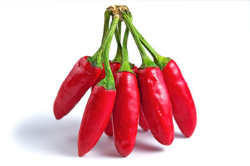 Mazzo di peperoncini rossi