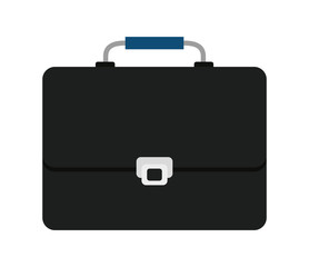 Suitcase icon. Traditional Bag design. vector graphic