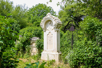 Fototapeta na wymiar Friedhof Sankt Marx in Wien in Österreich