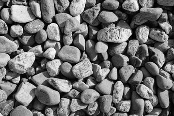 abstract background with dry round reeble stones