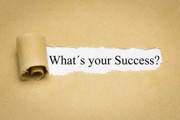 What´s your Success?