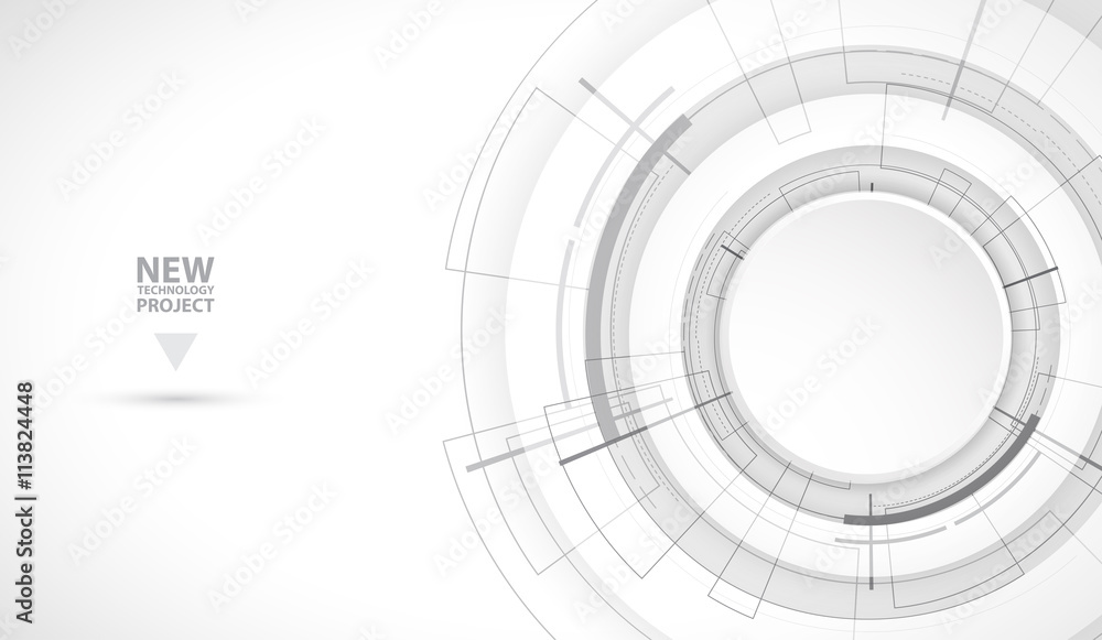 Wall mural abstract digital web site header. banner background