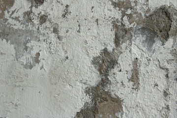 Cracked concrete wall texture background. Material construction.