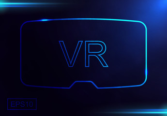 Virtual reality glasses