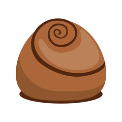 Chocolate icon. Dessert or sweet design. vector graphic