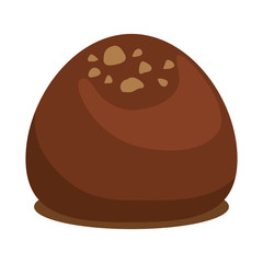 Chocolate icon. Dessert or sweet design. vector graphic