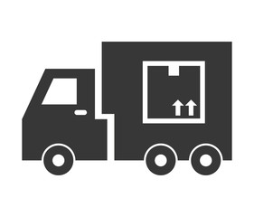 truck icon. Delivery and Shipping design. vector graphic