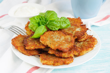 Fried potato pancakes