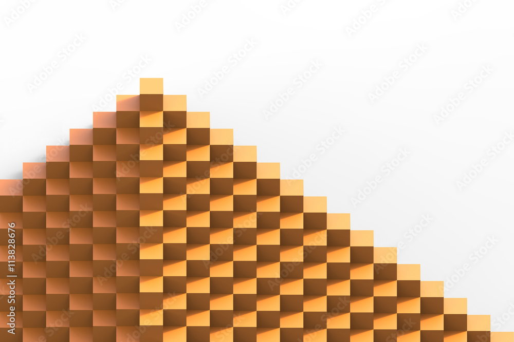 Poster abstract pattern geometry square