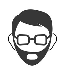 Avatar man icon. People design. vector graphic
