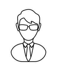 Avatar man icon. People design. vector graphic