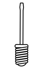 Screwdriver icon. Repair Tool design. vector graphic