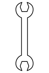 Wrench icon. Repair Tool design. vector graphic