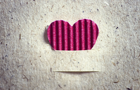 shape heart texture paper background