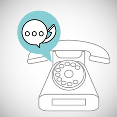 Call center design. Global communication. Flat illustration,