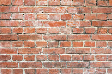 Red brick wall background and Texture