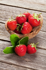 Fresh garden strawberry