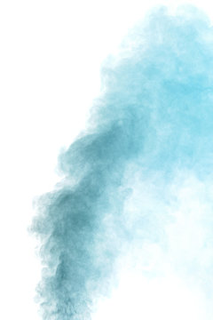 Blue gray water vapor