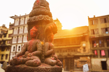 Hindu deity in Kathmandu