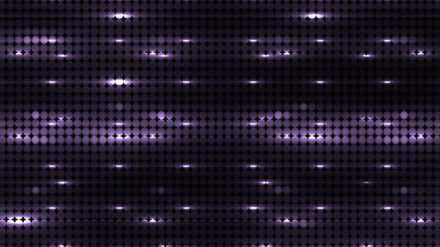 Bright beautiful flood lights disco violet background mosaic. Seamless loop.