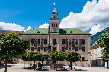 Altes Rathaus in Bad Reichenhall; Deutschland