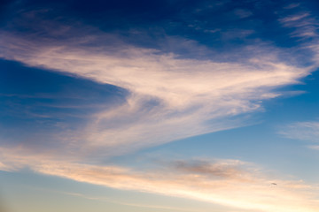 Fototapeta premium Beautiful sunset sky