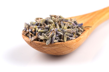 Fototapeta na wymiar dried lavender organic tea