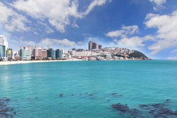 Fototapeta premium Haehundae beach in busan south korea
