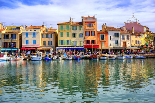 Port of Cassis old town, Provence, France