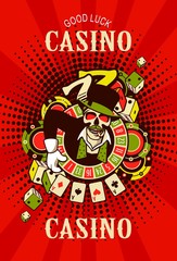casino logo on a white background