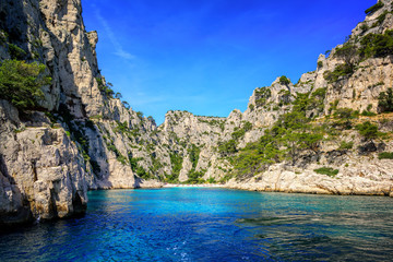 Calanque d'En Vau near Marseilles, France