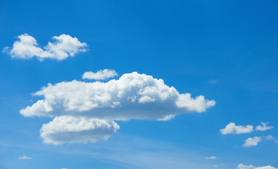sky background with clouds at day, summer season