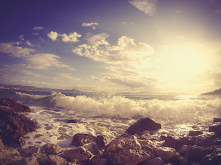 Obraz premium coast in Greece