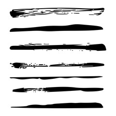 Grunge brush strokes texture background design element hand drawn