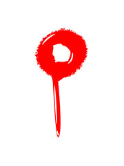 Blob drip blood bullet