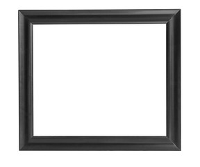 black wooden frame