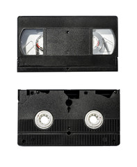 Obraz premium detail of classic vhs cassett
