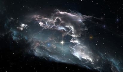 Space star nebula. Space background with nebula and stars
