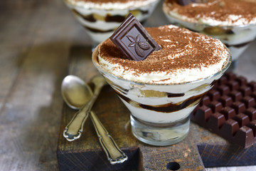 Chocolate tiramisu.
