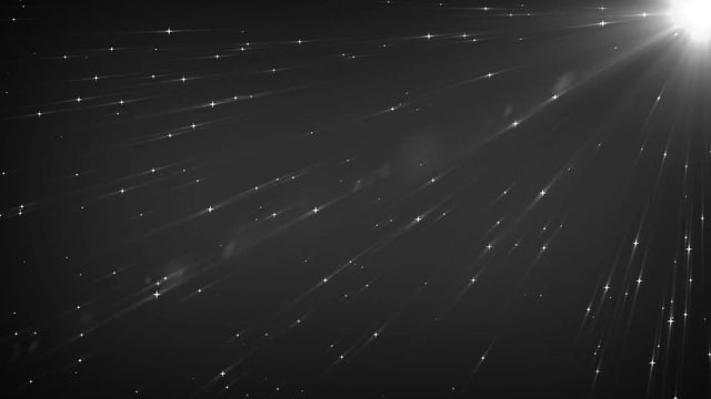 Abstract grey animation background with lens flare. VJ Seamless loop.
